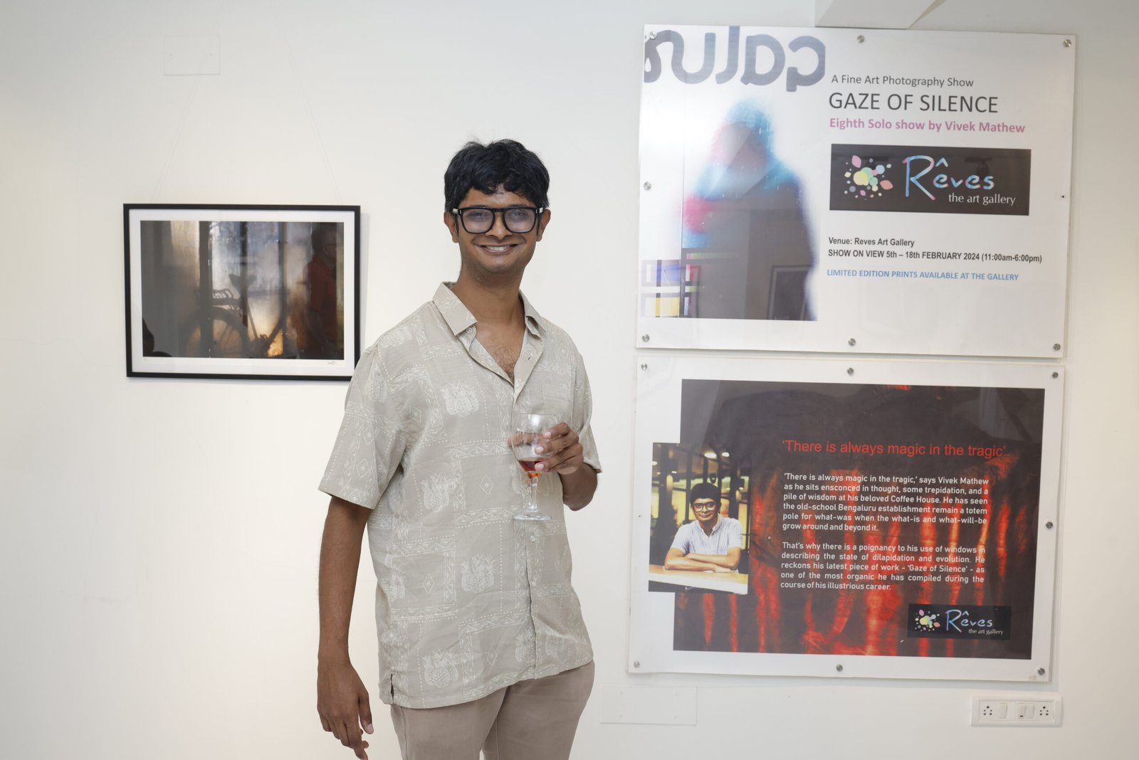 Vivek Mathew , Celebrated Photographer of Karnataka