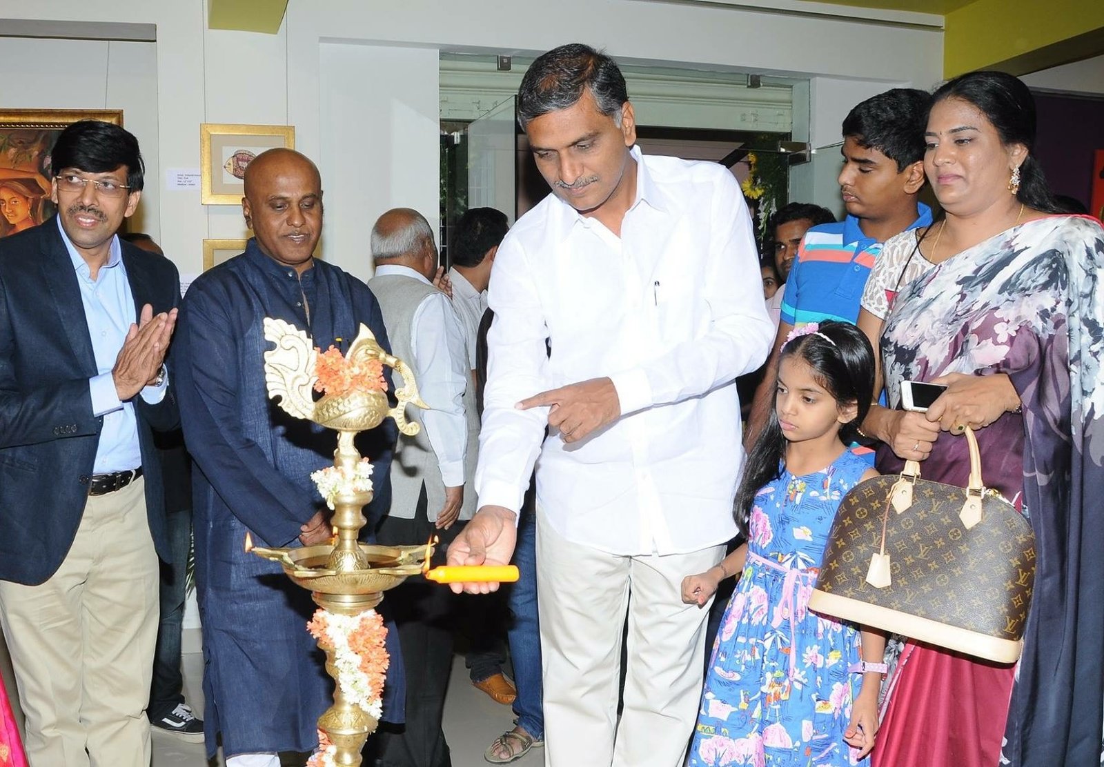 Inauguration by T. Harish Rao, Minister for Major Irrigation, Marketing & Legislative Affairs of Govt. Of Telangana